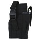 Tactical Hip Holster (w/Mag Pouch) (BK), The Molle Gun Holster with Mag Pouch is a compact and versatile carry solution designed for quick access and secure storage